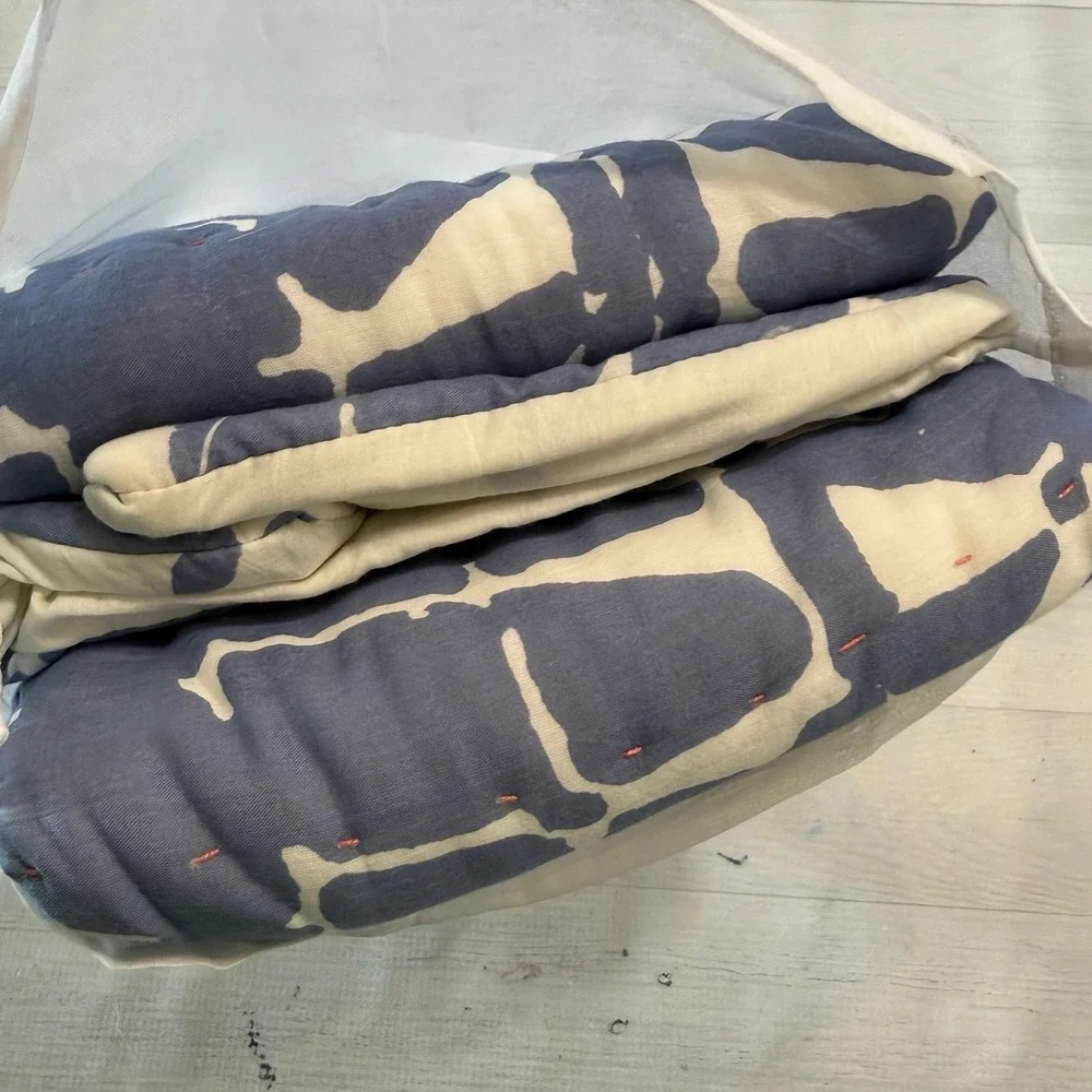 Anthropologie block printed gila collection pair of‎ king shams 20 x 36